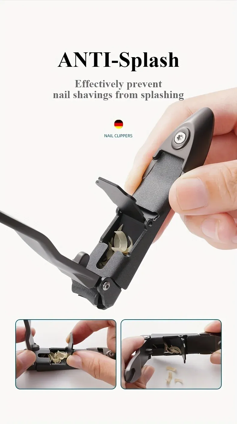 Détail du levier ergonomique du coupe-ongles