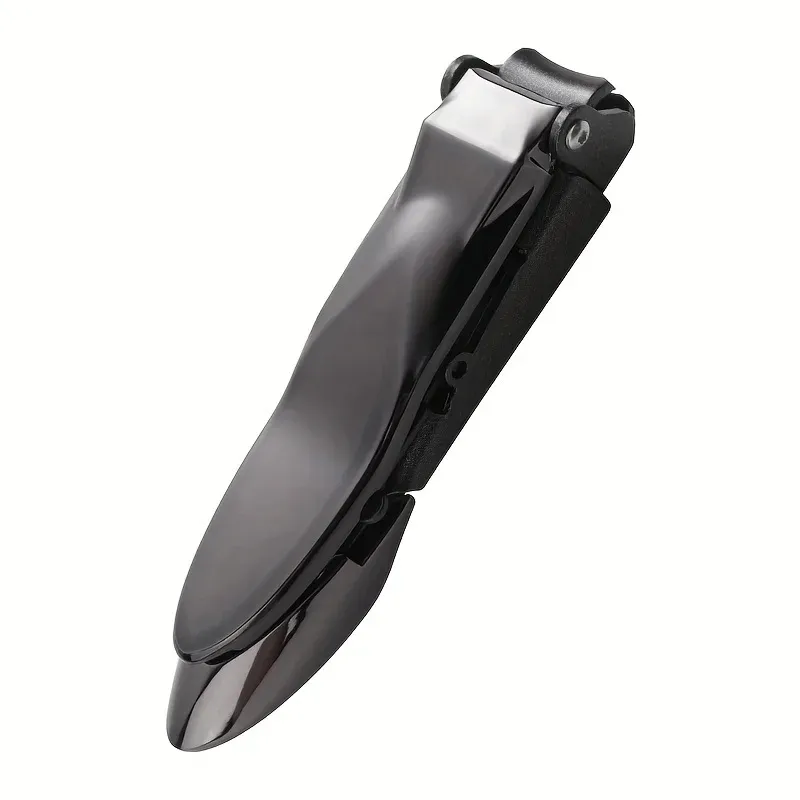 Coupe-ongles pour hommes avec récupérateur, coupe-ongles autocollecteur et résistant, à levier ergonomique, pour garder les ongles 8
