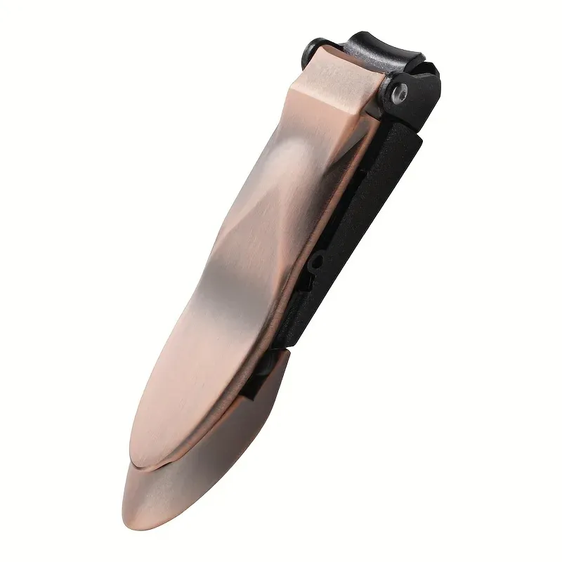 Coupe-ongles pour hommes avec récupérateur, coupe-ongles autocollecteur et résistant, à levier ergonomique, pour garder les ongles 10