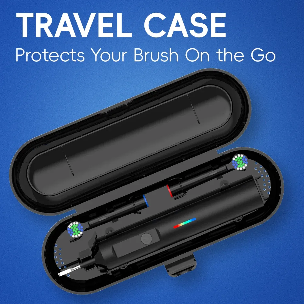 Brosse à dents électrique intelligente rechargeable, compatible avec les têtes de remplacement Oral-B 4
