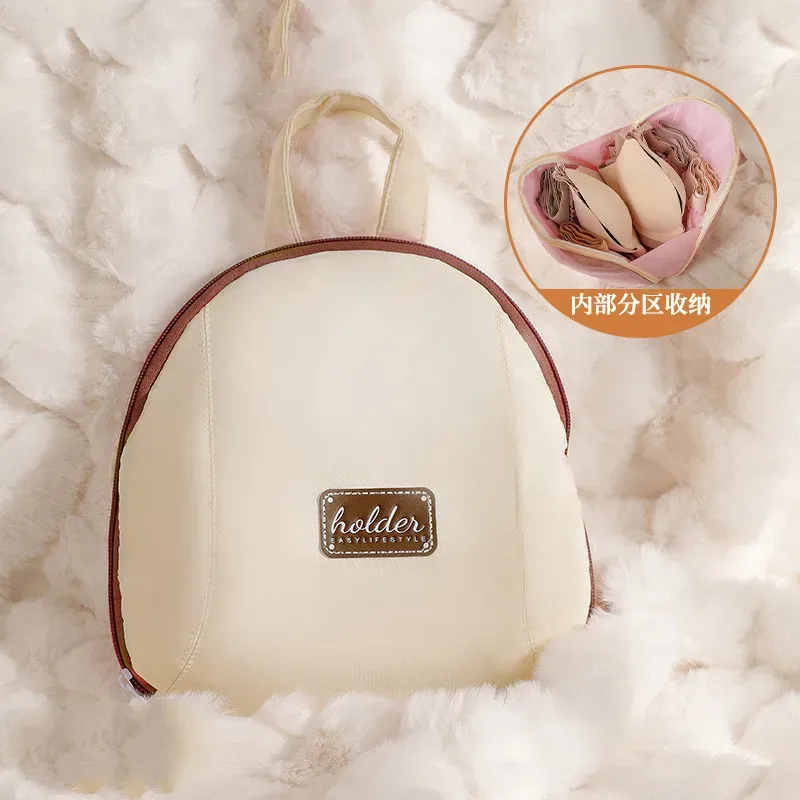 Sac de rangement portable pour sous-vêtements et soutien-gorge, trousse multifonction de toilette et de cosmétiques 9