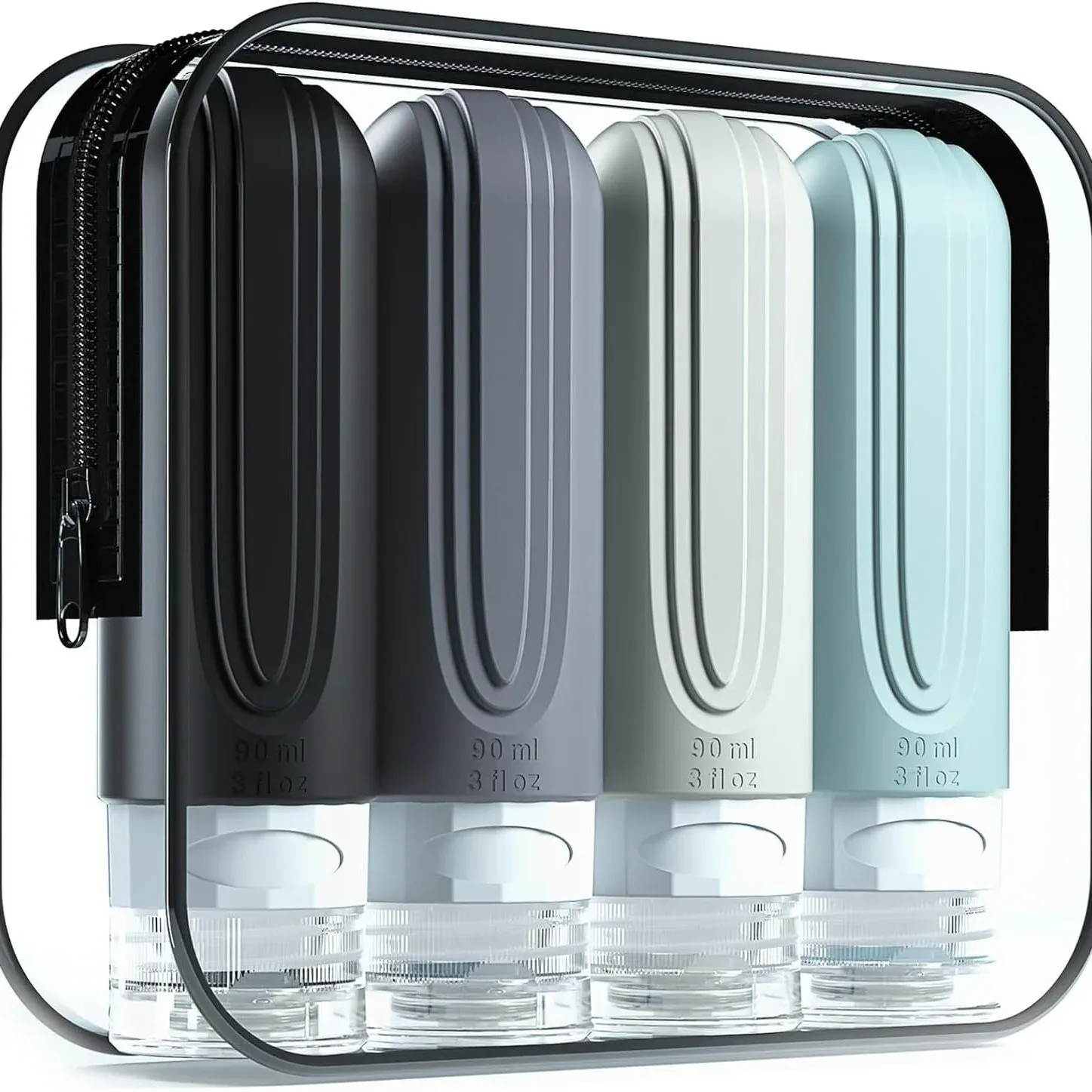 Flacons de voyage en silicone rechargeables
