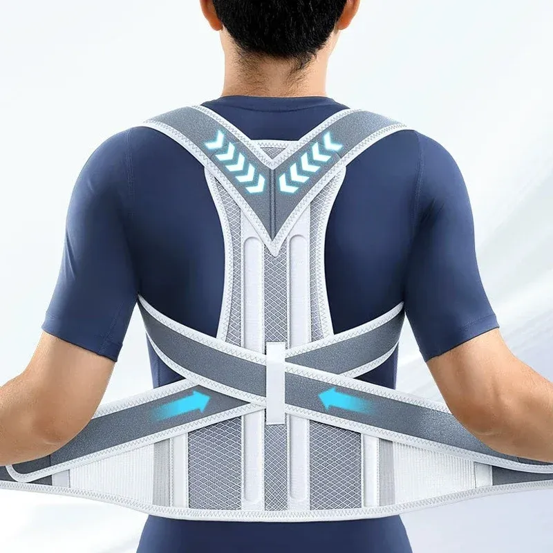 Correcteur de posture invisible pour adultes, ceinture redresse-dos pour un maintien droit et des épaules alignées