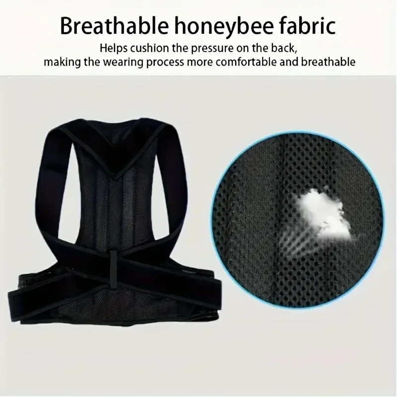 Correcteur de posture invisible pour adultes, ceinture redresse-dos pour un maintien droit et des épaules alignées 4