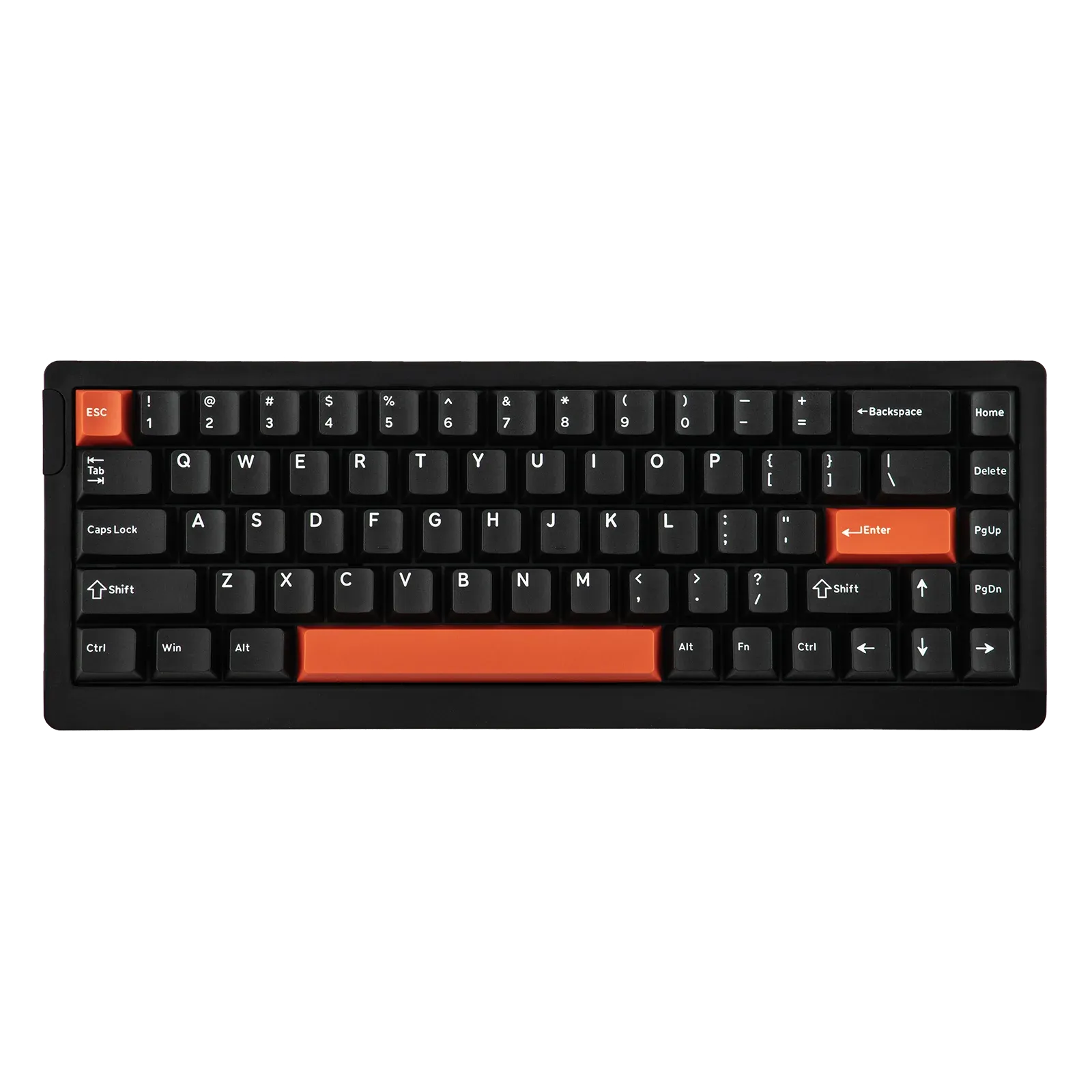 Clavier mécanique magnétique EPOMAKER HE68 Lite 65 % disposition ANSI US, monté sur plateau, connexion filaire, interrupteurs à effet Hall, DKS, SOCD, rétroéclairage RGB - Image 1