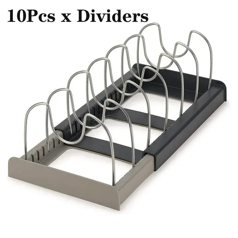Support de casseroles vue d'ensemble