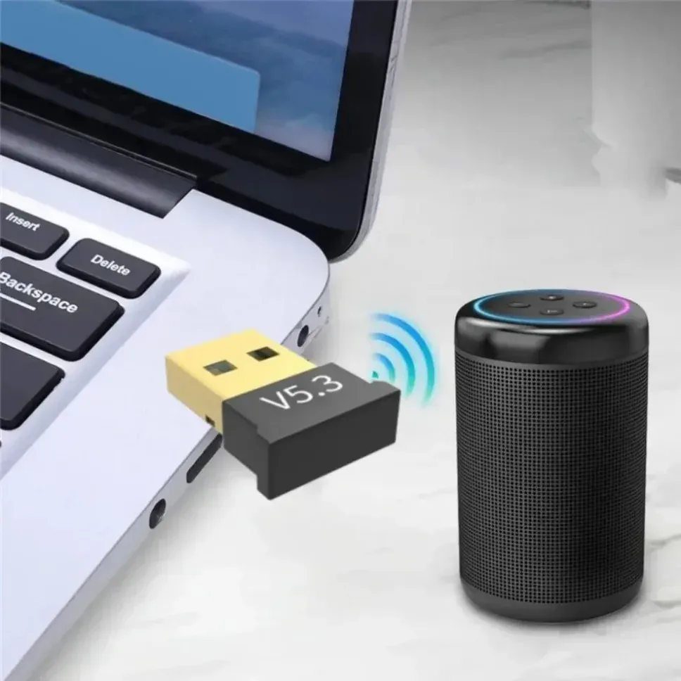 Adaptateur USB Bluetooth 5.3 émetteur-récepteur sans fil pour PC portable 6