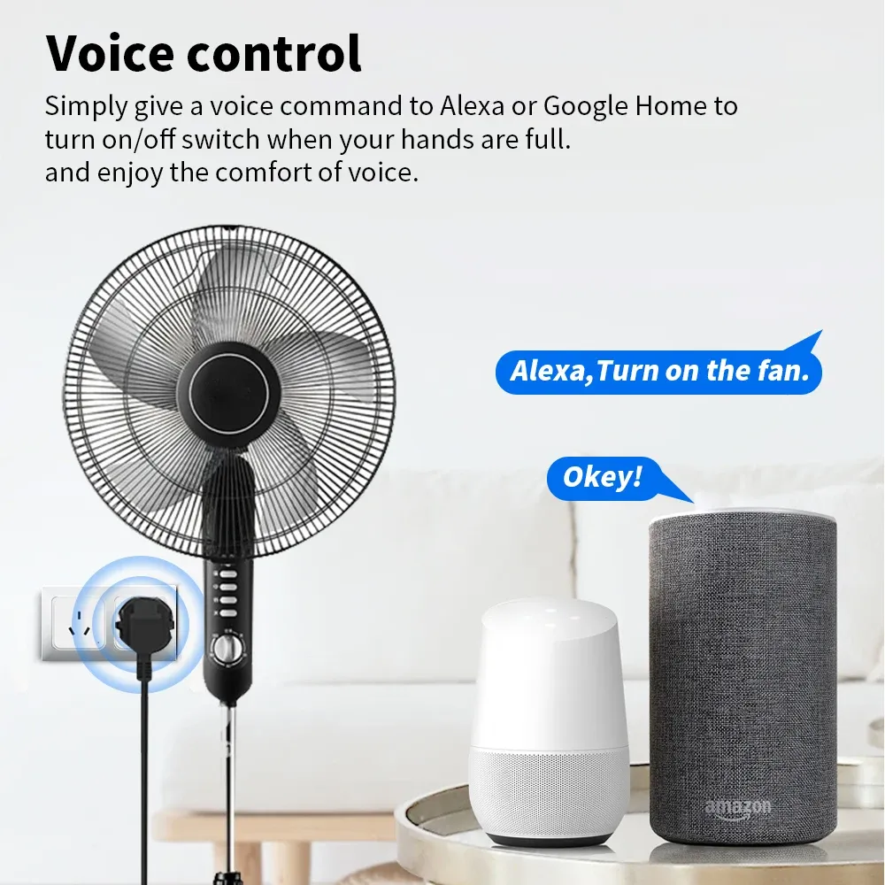 Commande vocale avec Alexa et Google Assistant