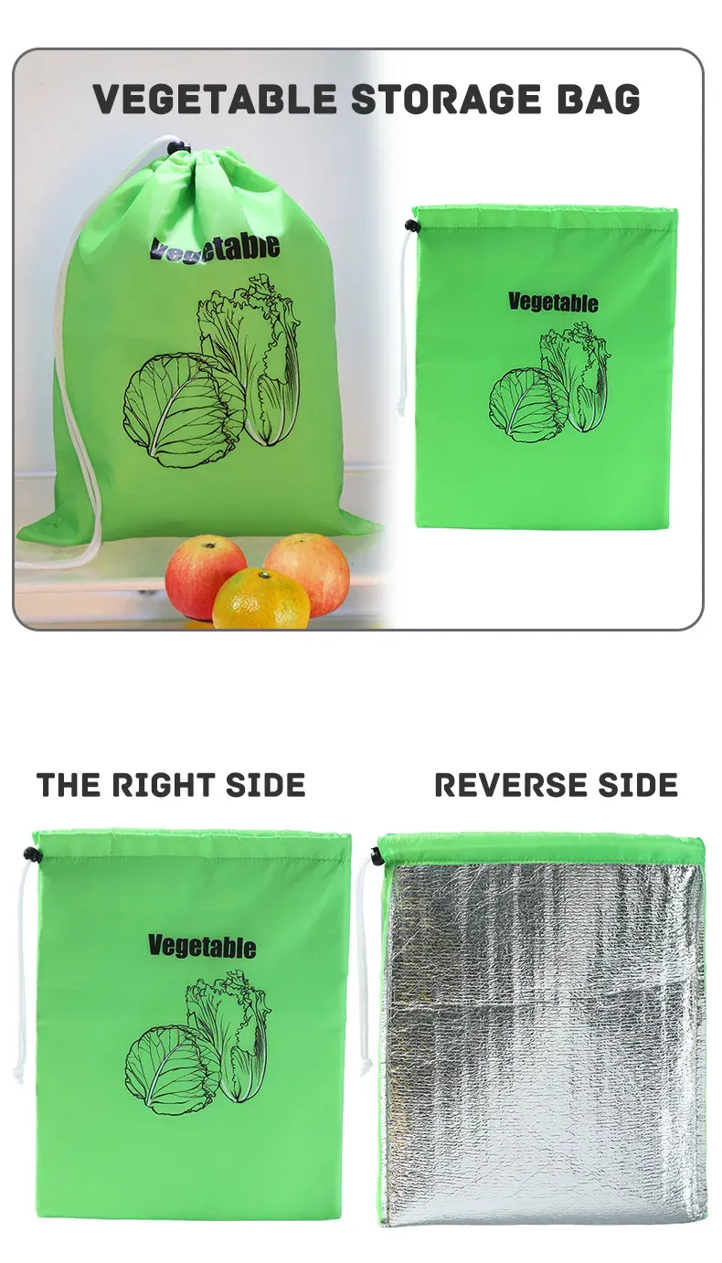 Sacs de conservation pour légumes frais