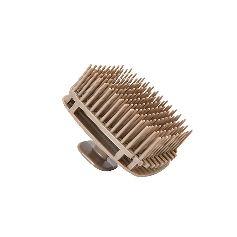 Brosse de massage du cuir chevelu pour la douche, peigne de lavage des cheveux, exfoliant corporel, accessoire portable de soin capillaire pour salon et usage domestique 8