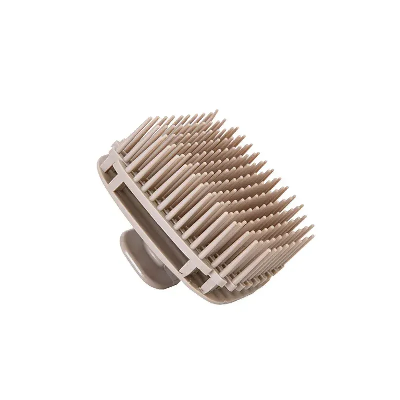 Brosse de massage du cuir chevelu pour la douche, peigne de lavage des cheveux, exfoliant corporel, accessoire portable de soin capillaire pour salon et usage domestique 7