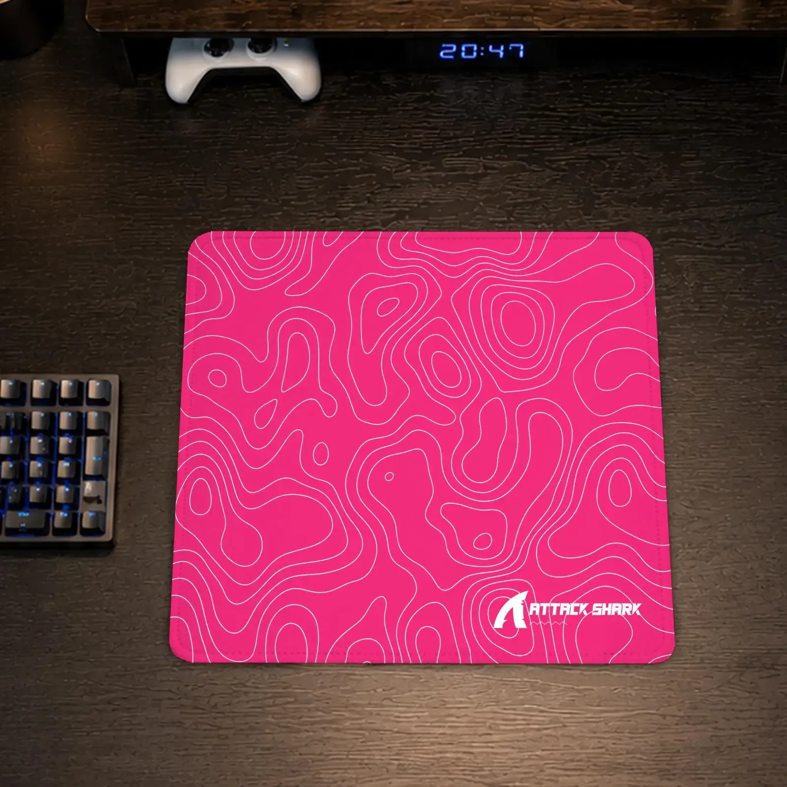 Tapis de souris Attack Shark, vue d'ensemble du design
