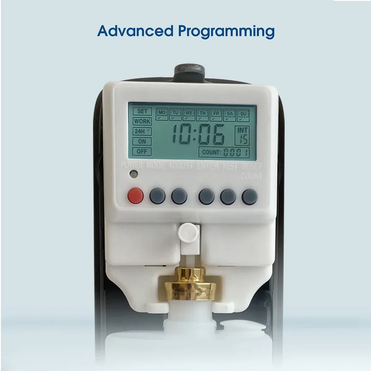 Distributeur automatique de désodorisant mural, vaporisateur de parfum d'ambiance à écran LCD programmable, 300 ml 4