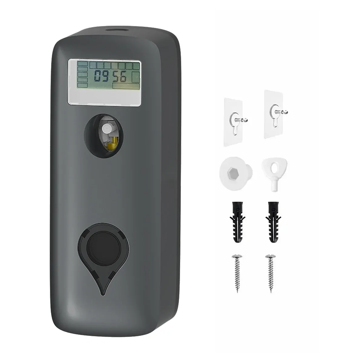 Distributeur automatique de désodorisant mural, vaporisateur de parfum d'ambiance à écran LCD programmable, 300 ml 7