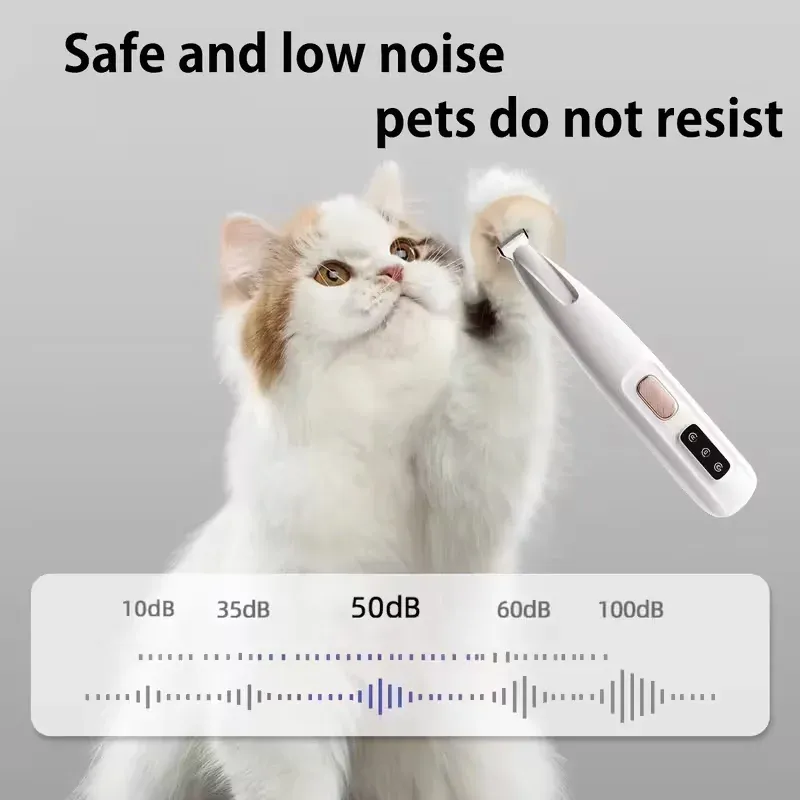 Tondeuse électrique rechargeable USB pour chats et chiens, idéale pour le visage, les oreilles et les zones délicates 3