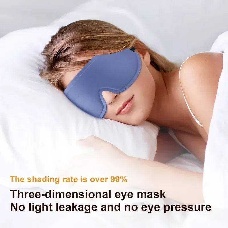 Masque de sommeil 3D profilé, détail de la forme
