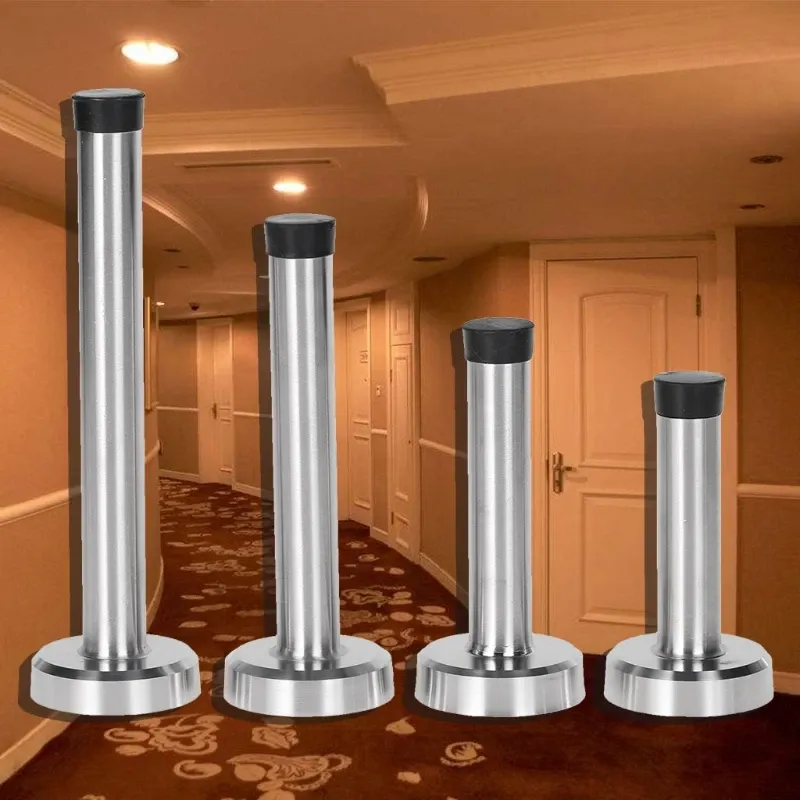 Butoir de porte en acier inoxydable, détail du design