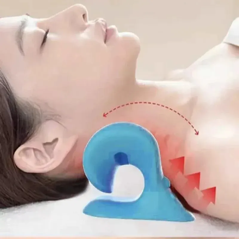 Oreiller de massage cervical portable à points de pression, correction par gravité pour usage domestique 2