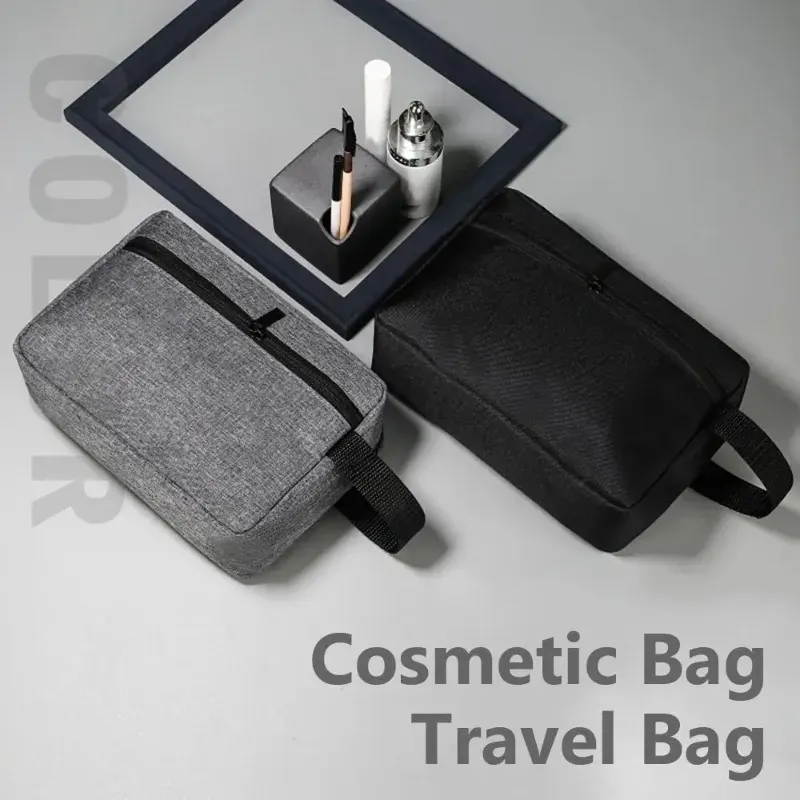 Trousse de toilette de voyage étanche pour hommes et femmes, étui de rangement cosmétique 2