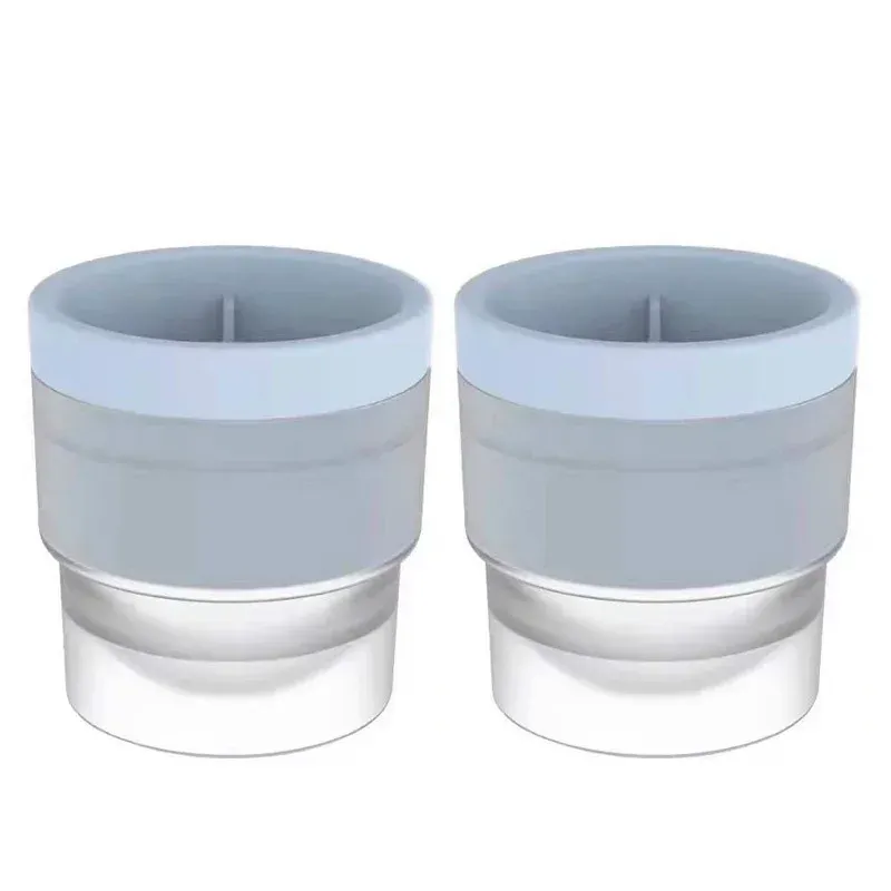 JUSTINLAU Moule à glaçons sphériques de qualité alimentaire, empilable, à fonte lente, pour glaçons DIY pour cocktails, whisky et boissons, accessoire de bar à domicile 10