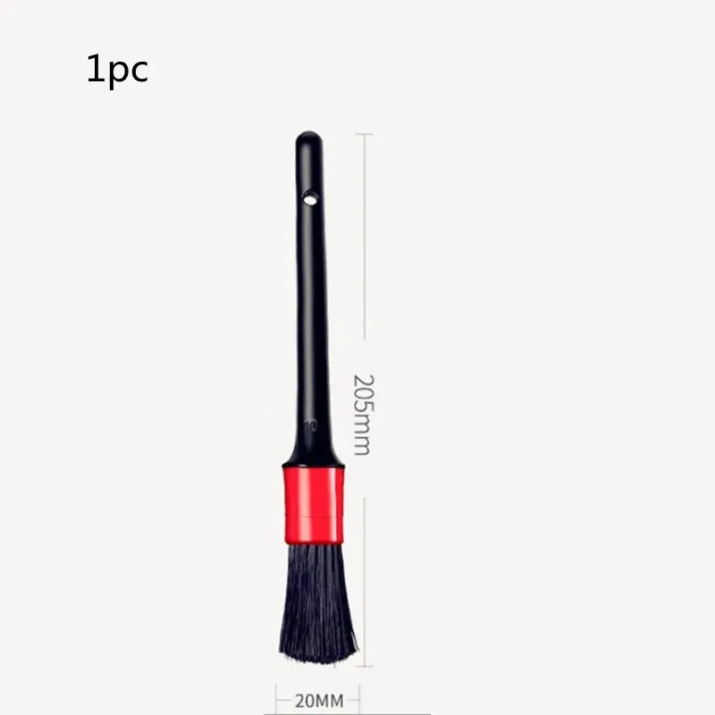 Kit de brosses de nettoyage automobile, 1 à 5 pièces : brosses de détail pour intérieur, jantes et surfaces en plastique 5