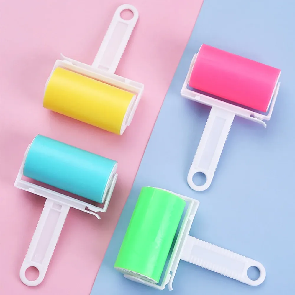 Rouleau à peluches en situation d'utilisation