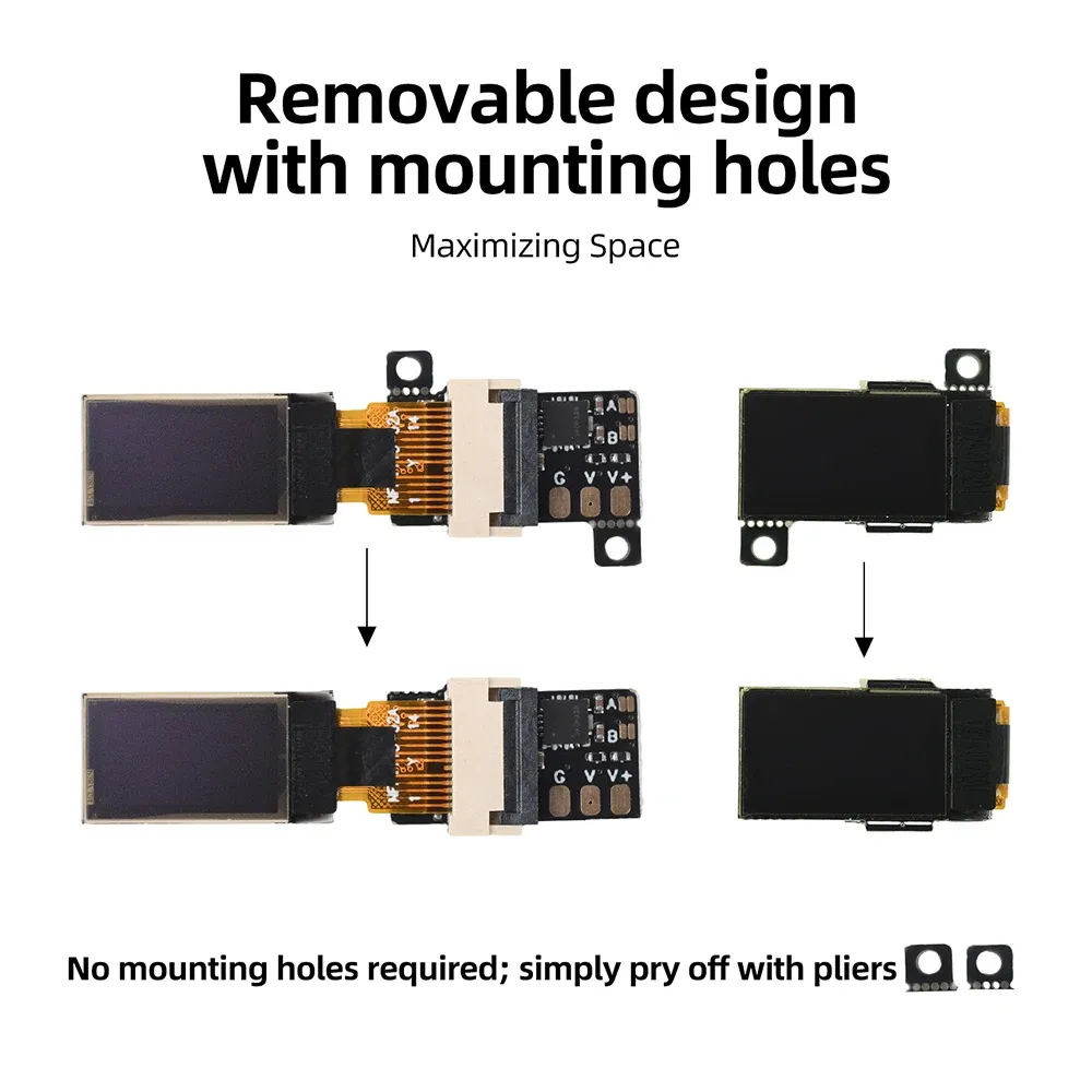 Mini voltmètre numérique CC 0-30 V, afficheur OLED 0,5 pouce, haute précision, compteur de tension 2/3 fils, réglable 5 Hz/10 Hz 2