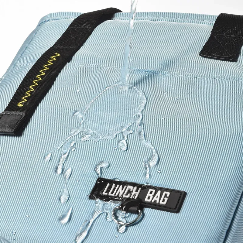 Boîte à déjeuner Bento isotherme, grande capacité, sac de rangement alimentaire à fermeture éclair, conteneur pour femmes, sac pique-nique de voyage isotherme 5