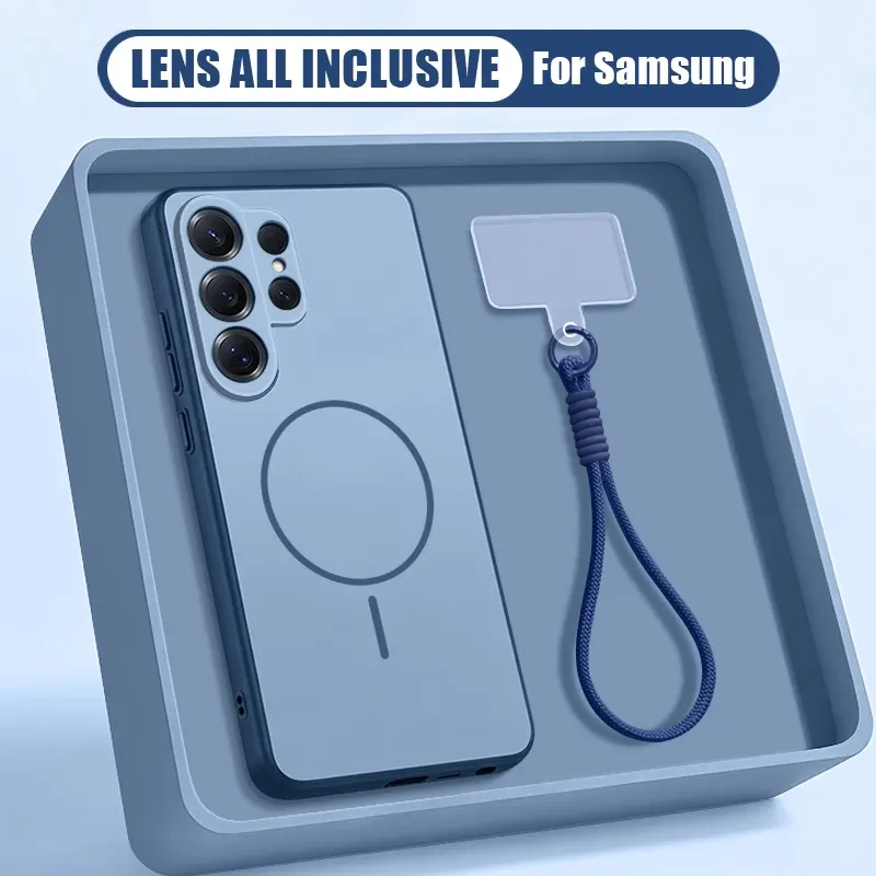Coque magnétique compatible MagSafe pour Samsung Galaxy S26, S25, S24, S23 Ultra, S25 FE, A57, A56, A55, A54, A37, A36, A17, A16 en TPU et PC 9