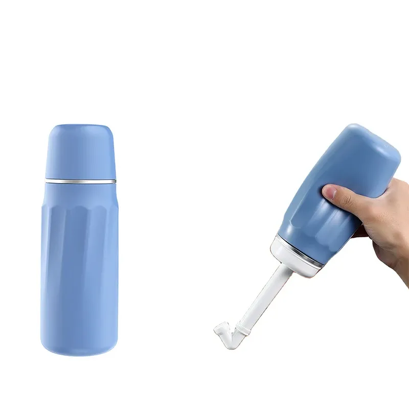 Bidet portable 400 ml et 570 ml, bidet de voyage à main, nettoyant intime, flacon pulvérisateur d'hygiène, douche, lavage, dispositif de rinçage pour bébé - Image 1