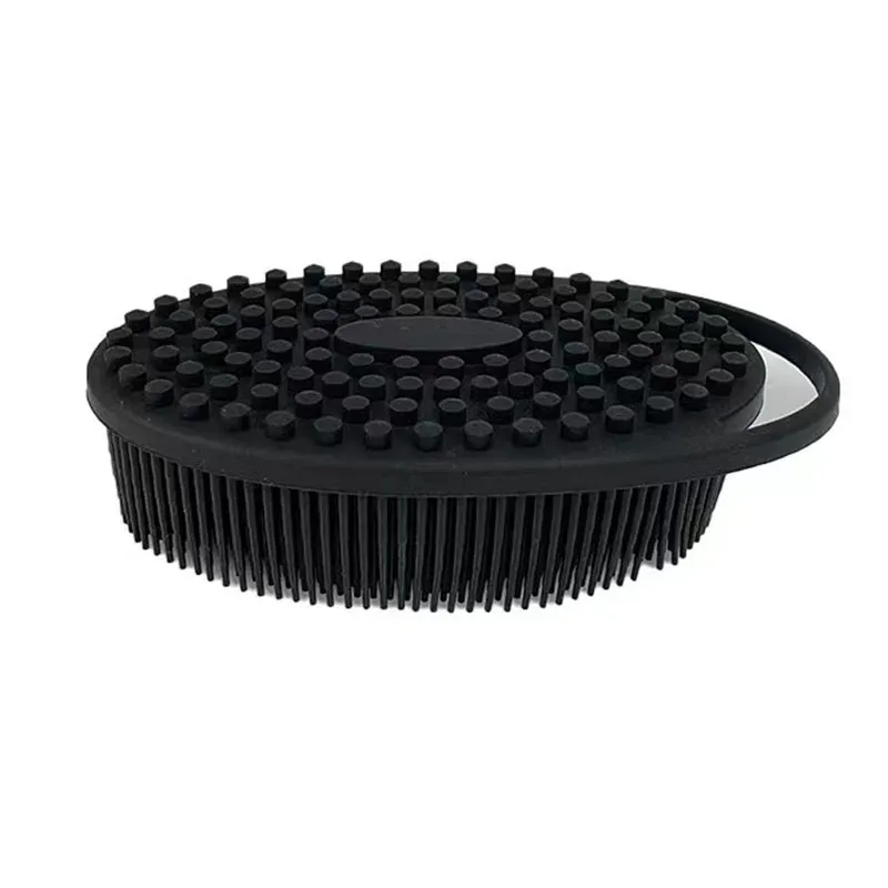 Gant de toilette en silicone, vue de face