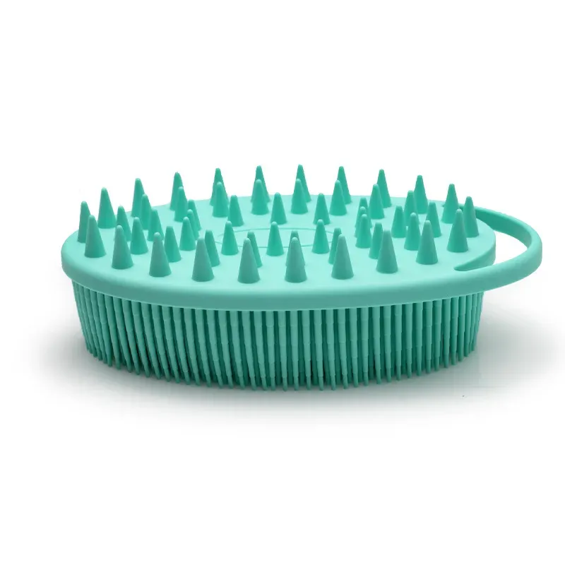 Gant de toilette en silicone, détail des finitions