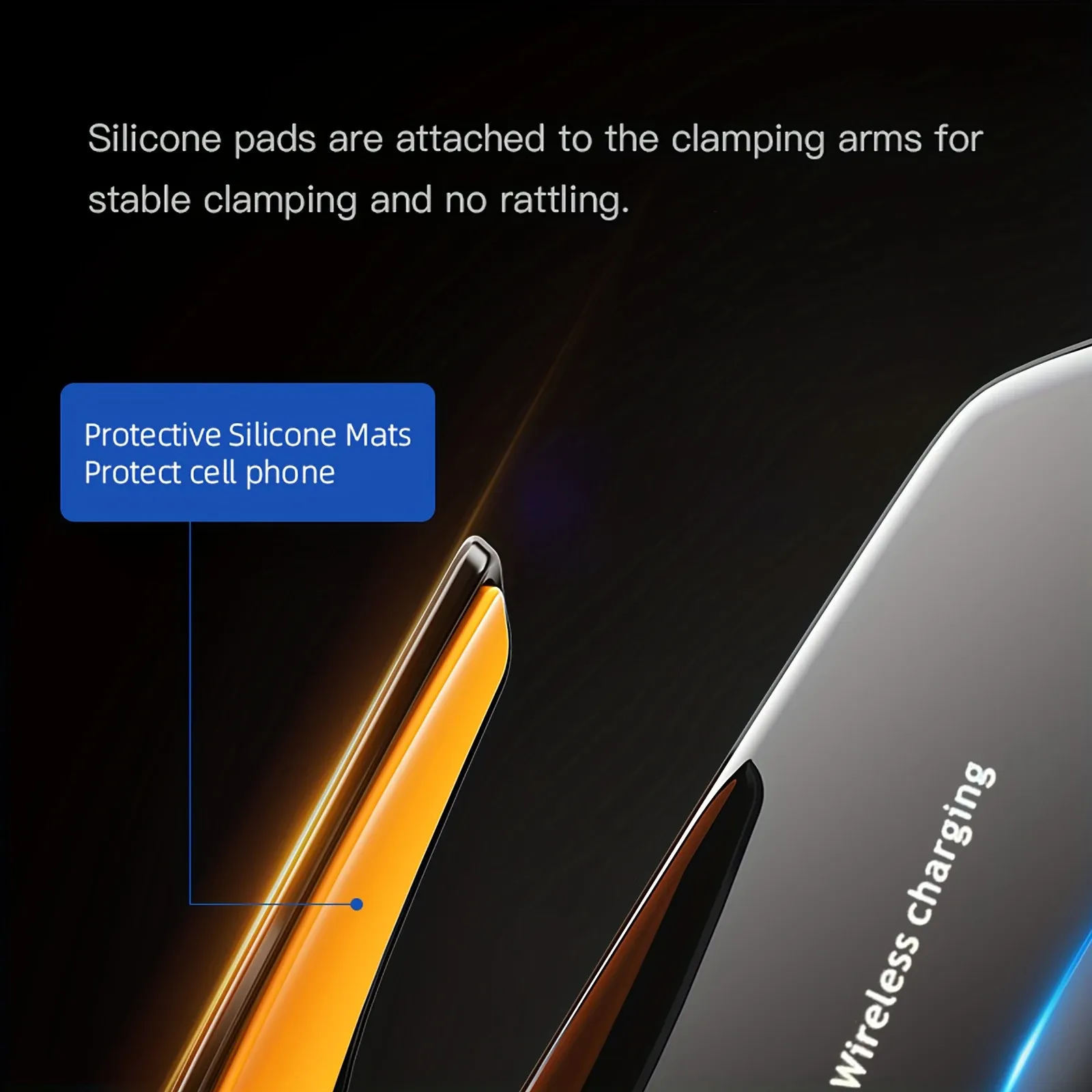 Support de téléphone pour voiture, finition premium