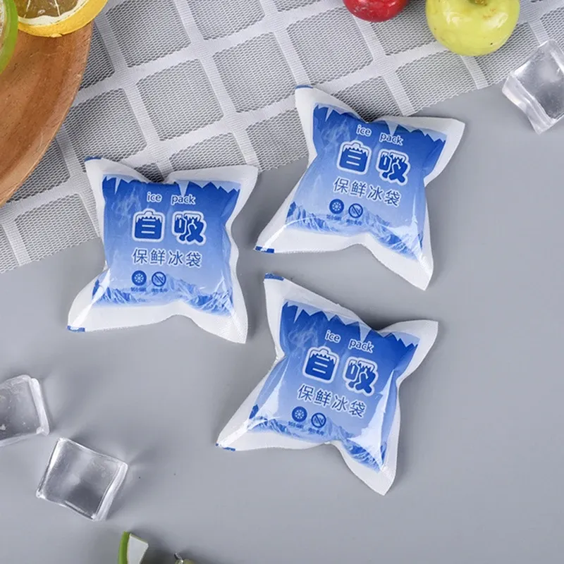 Packs de glace réutilisables auto-absorbants pour boissons et aliments réfrigérés 5