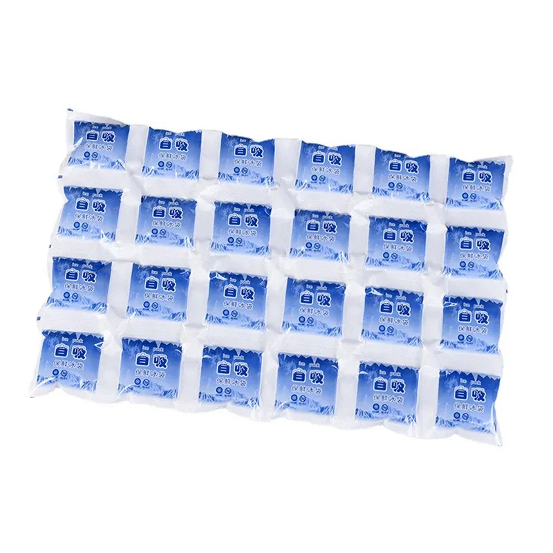 Packs de glace réutilisables auto-absorbants pour boissons et aliments réfrigérés 9