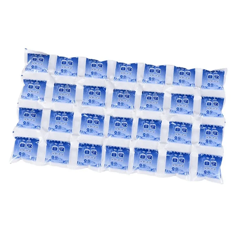 Packs de glace réutilisables auto-absorbants pour boissons et aliments réfrigérés 10