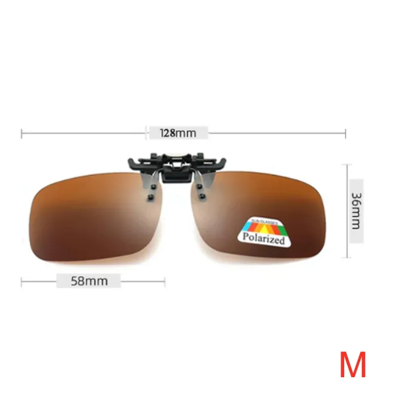 Lunettes de soleil polarisées à clipser, vue détaillée