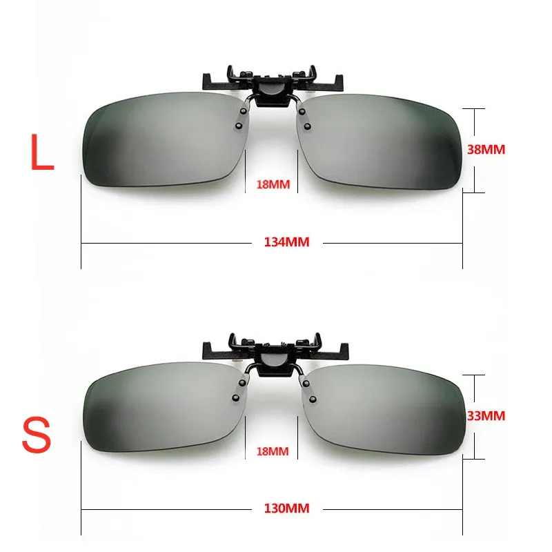 Lunettes de soleil polarisées à clipser, vue détaillée