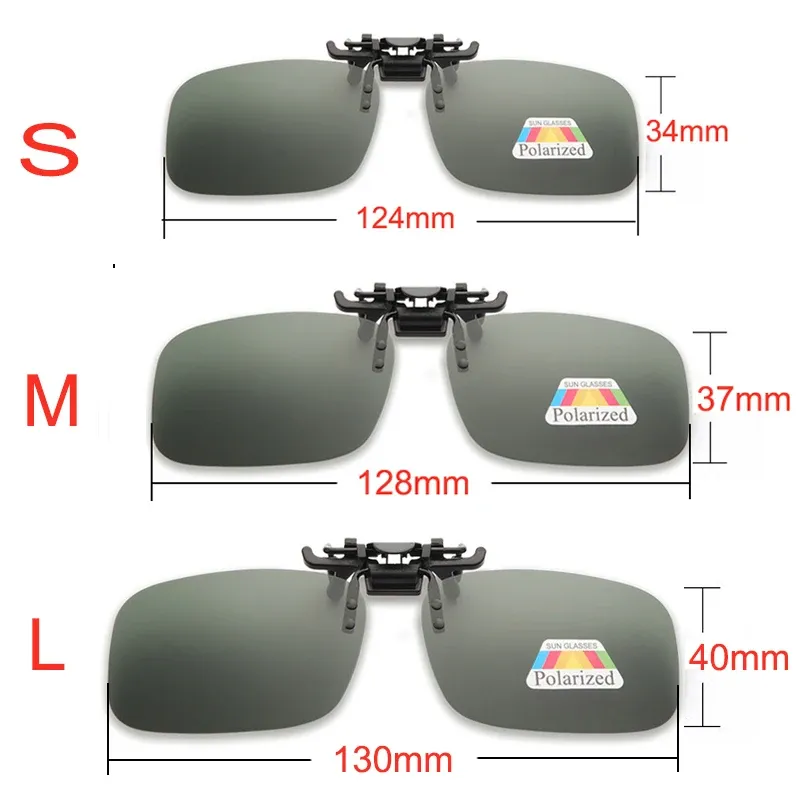 Lunettes de soleil polarisées à clipser, vue détaillée