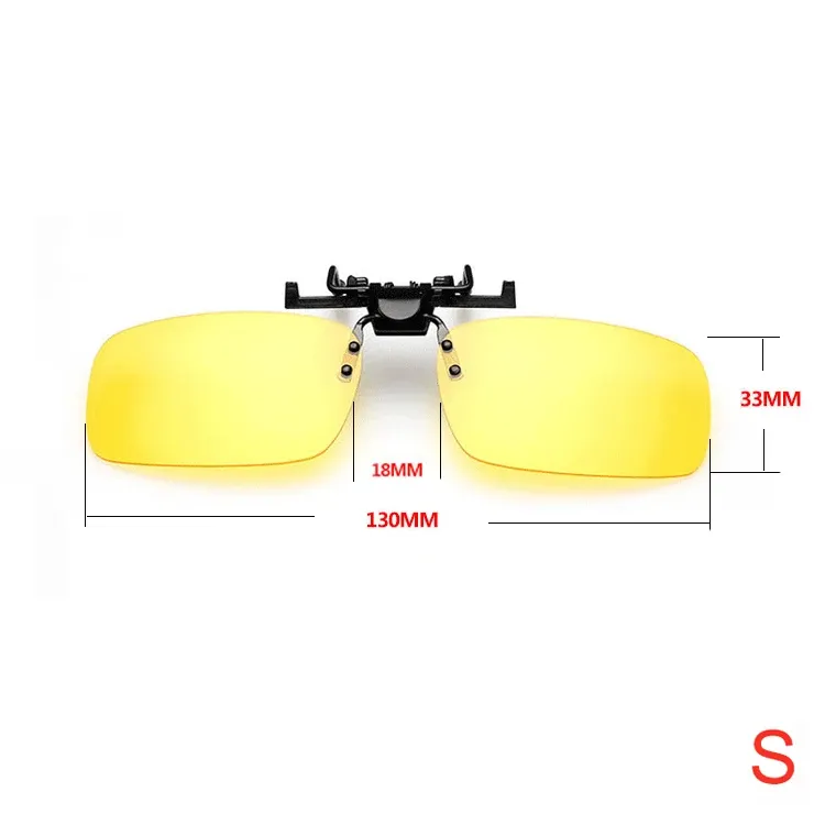 Lunettes de soleil polarisées à clipser, vue détaillée
