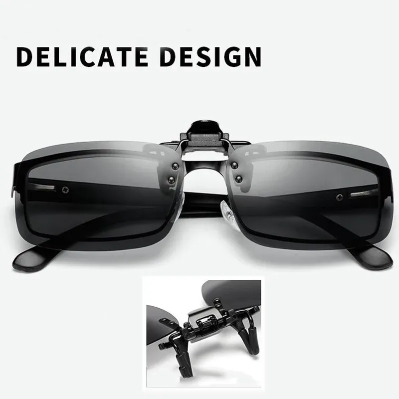 Lunettes de soleil polarisées à clipser, vue détaillée