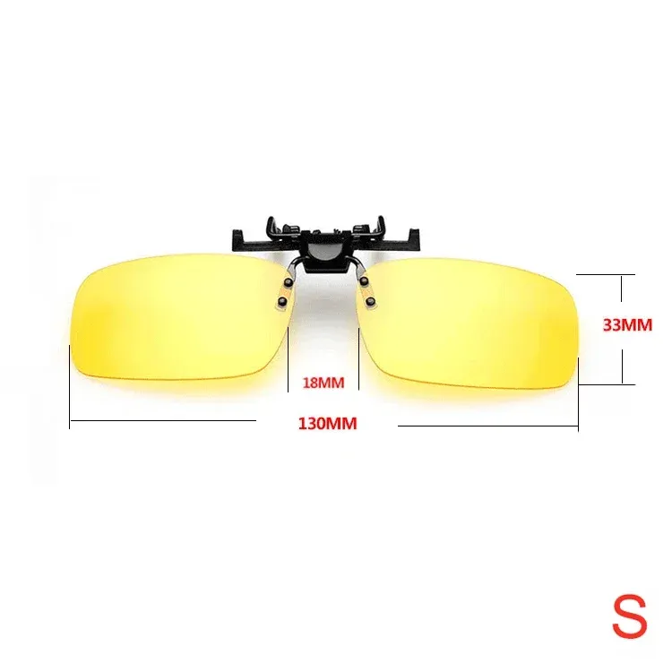 Lunettes de soleil polarisées unisexes à verres gris avec clip rabattable, protection UV 380, pour la conduite et la pêche 8