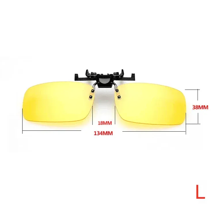 Lunettes de soleil polarisées unisexes à verres gris avec clip rabattable, protection UV 380, pour la conduite et la pêche 7