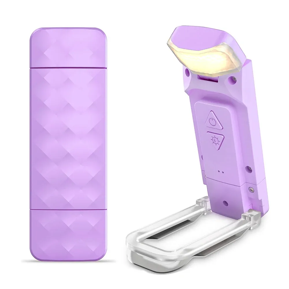 Lampe de lecture portable avec 5 niveaux de luminosité, angles réglables, lampe de livre pour lit avec minuterie de 30 minutes, idéale pour chambre d'enfant 7