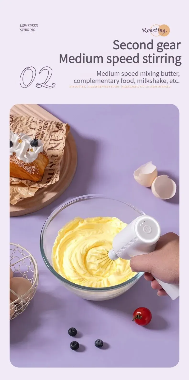 Batteur à œufs électrique en cuisine