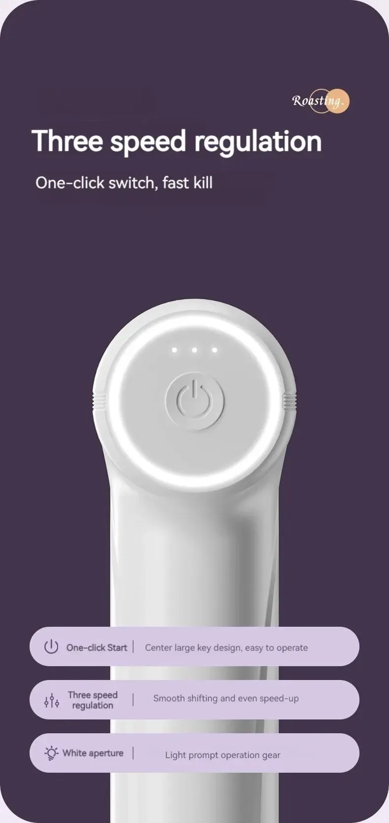 Détail du design du batteur électrique