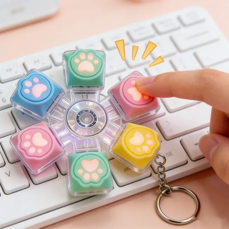 Porte-clés clavier fidget clicker anti-stress
