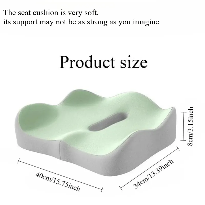 Coussin ergonomique, finitions
