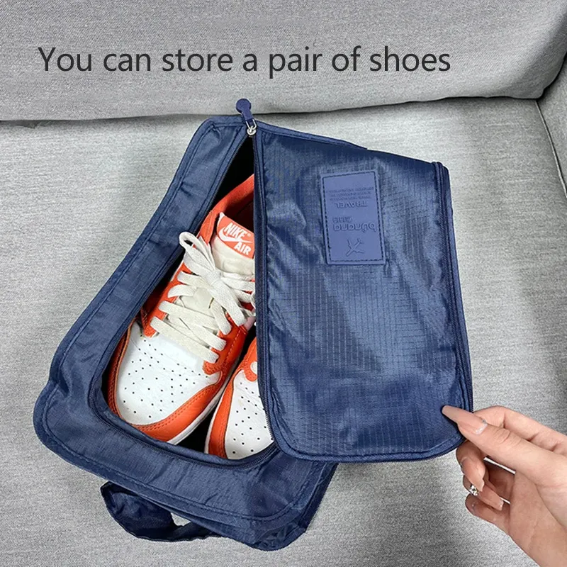 Sac à chaussures de voyage portable, pliable et étanche, multifonction et haute capacité 3
