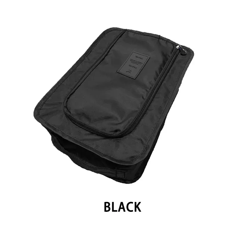 Sac à chaussures de voyage portable, pliable et étanche, multifonction et haute capacité 11
